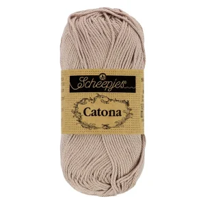 Catona 50 gram - Scheepjes - 1678-406 Soft Beige